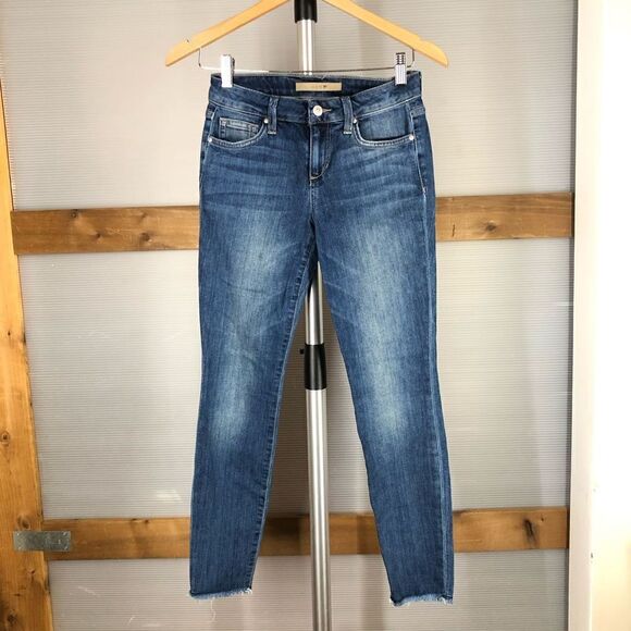 Joe's JEANS Blanche Skinny Ankle Mid Colour Jean Sz 25 - Picture 2 of 5